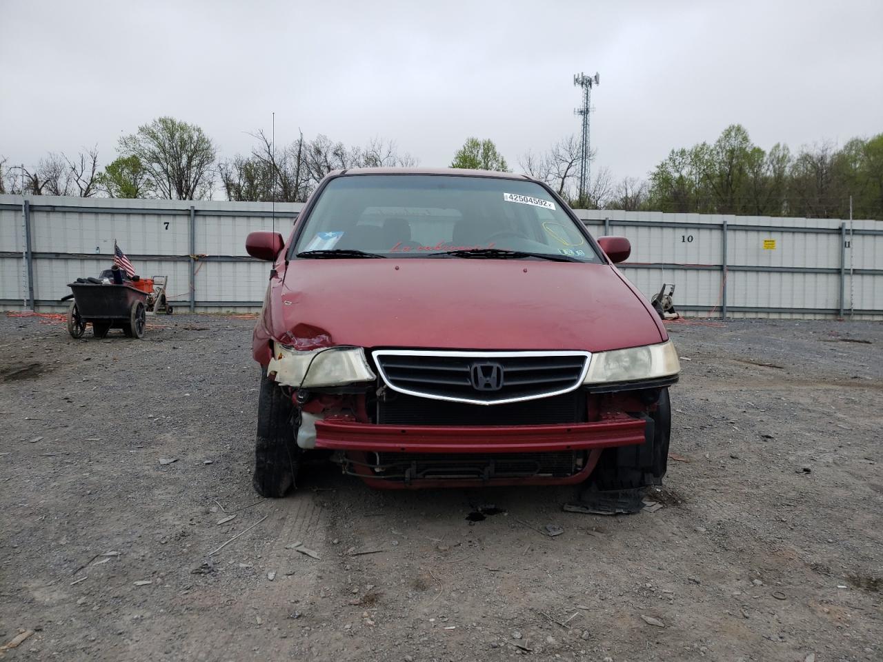 Photo 9 from auction – 2003 HONDA ODYSSEY EX with VIN 5FNRL18683B129686