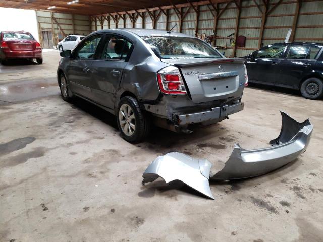 Photo 3 from auction – 2012 NISSAN SENTRA 2.0 with VIN 3N1AB6APXCL724155