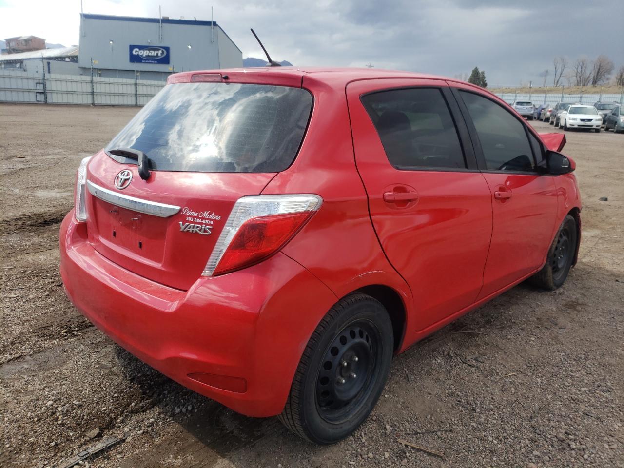 Photo 4 from auction – 2012 TOYOTA YARIS with VIN JTDKTUD34CD528729