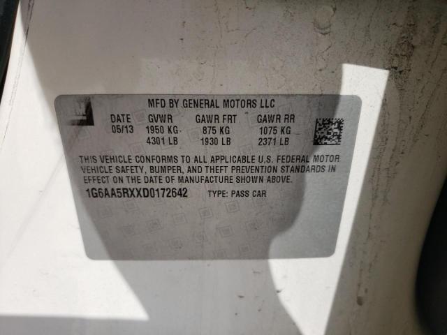Photo 10 from auction – 2013 CADILLAC ATS with VIN 1G6AA5RXXD0172642