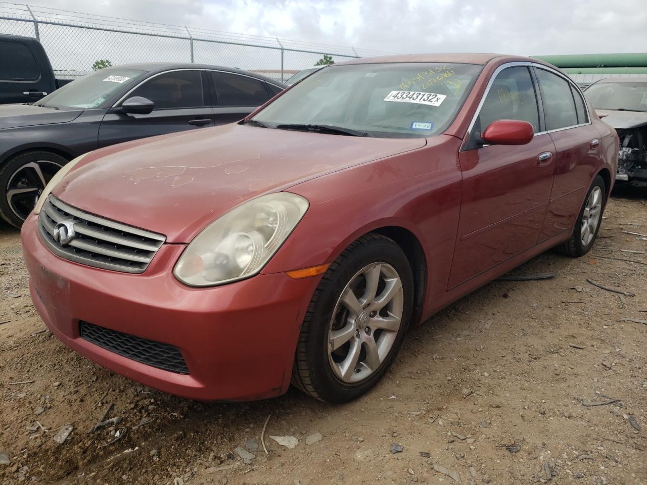 Photo 2 from auction – 2005 INFINITI G35 with VIN JNKCV51E15M207680