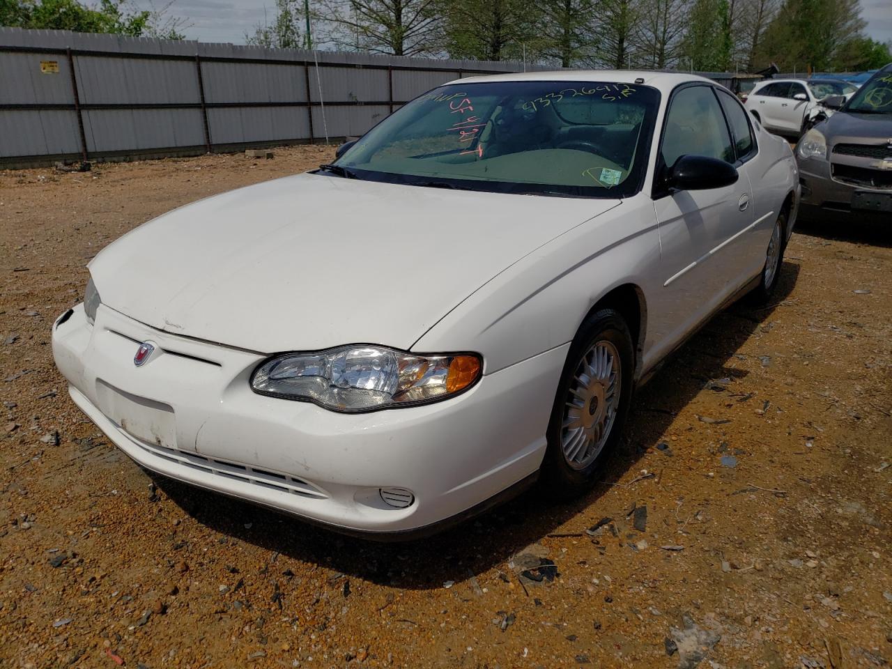 Photo 2 from auction – 2001 CHEVROLET MONTE CARL with VIN 2G1WW12E819361502
