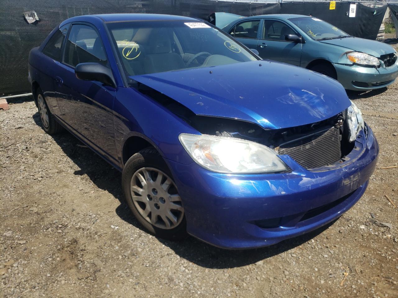 HONDA CIVIC LX 2004 with VIN 1HGEM225X4L021796 - Photo from auction