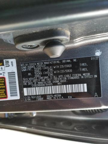 Photo 10 from auction – 2022 TOYOTA HIGHLANDER with VIN 5TDDZRBH6NS184895
