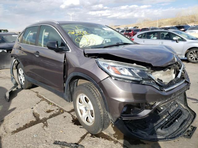 HONDA CR-V LX 2015 with VIN 5J6RM4H34FL062102 - Photo from auction