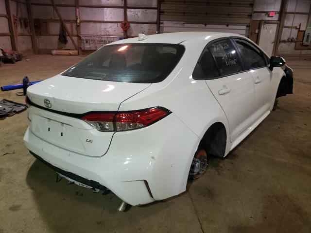 Photo 4 from auction – 2021 TOYOTA COROLLA LE with VIN 5YFEPMAE7MP210531
