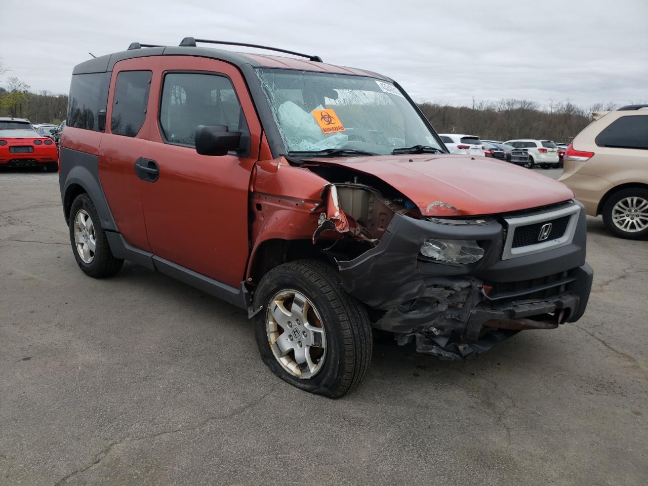 HONDA ELEMENT EX 2004 with VIN 5J6YH28564L032179 - Photo from auction