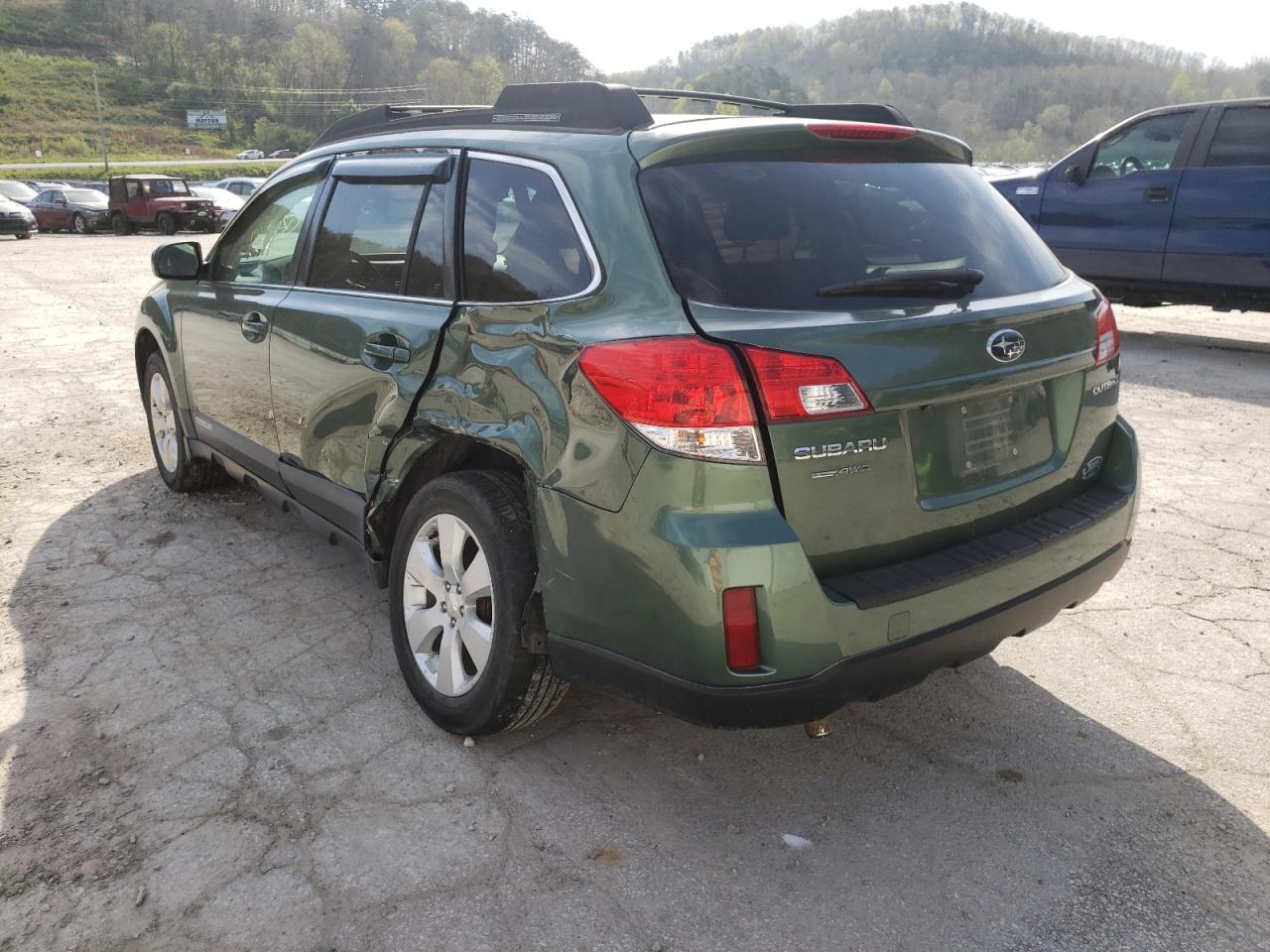 Photo 3 from auction – 2011 SUBARU OUTBACK 2. with VIN 4S4BRCGC8B3406914