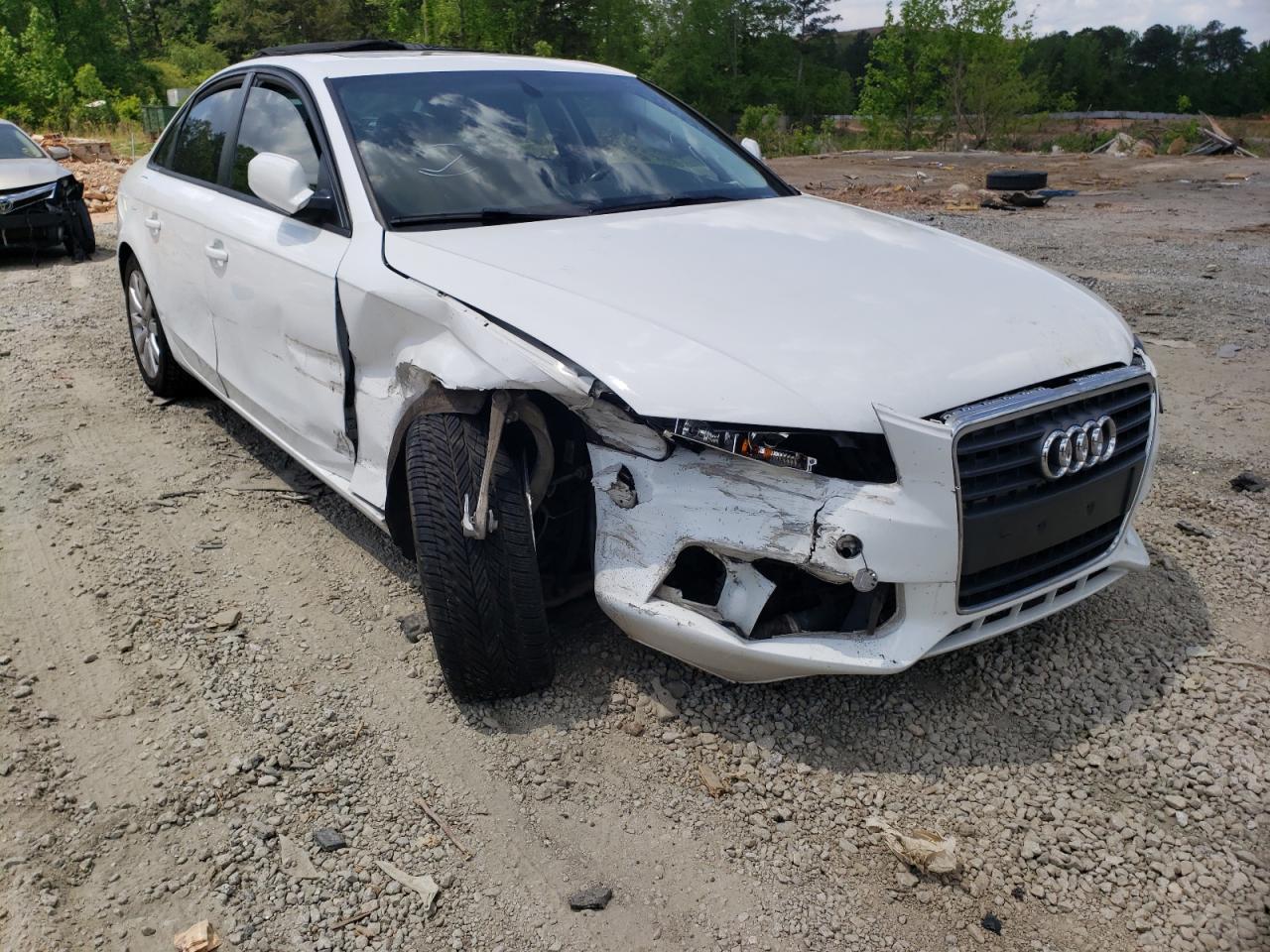 AUDI A4 PREMIUM 2012 with VIN WAUAFAFLXCN007861 - Photo from auction