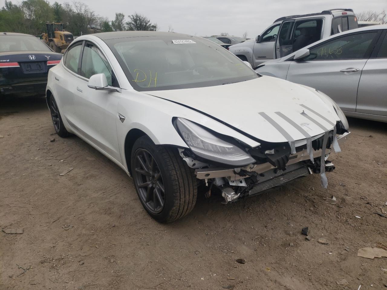 TESLA MODEL 3 2020 with VIN 5YJ3E1EB7LF787212 - Photo from auction
