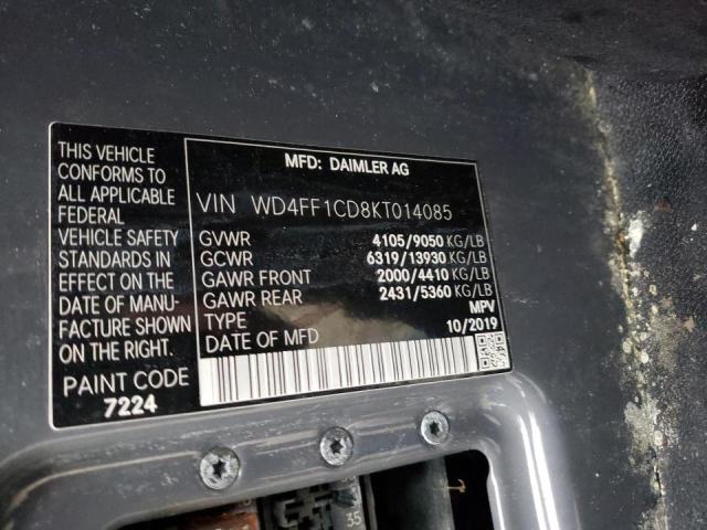 Photo 10 from auction – 2019 MERCEDES-BENZ SPRINTER 2 with VIN WD4FF1CD8KT014085