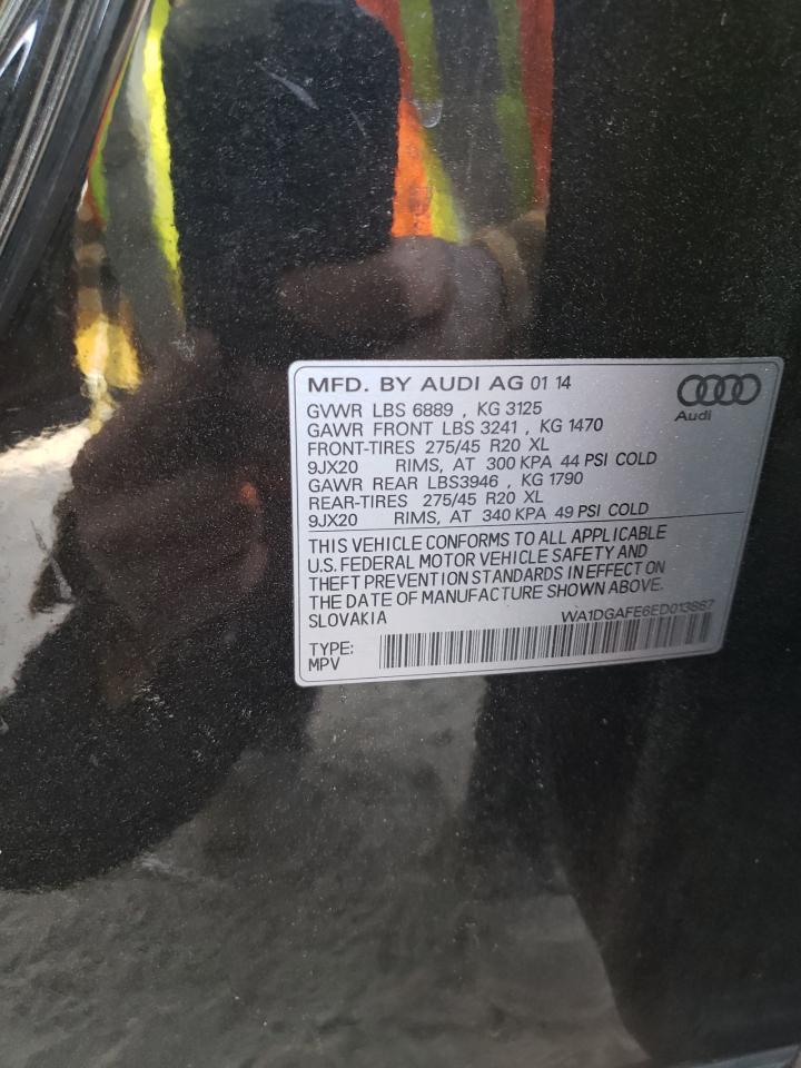 Photo 10 from auction – 2014 AUDI Q7 PRESTIG with VIN WA1DGAFE6ED013867