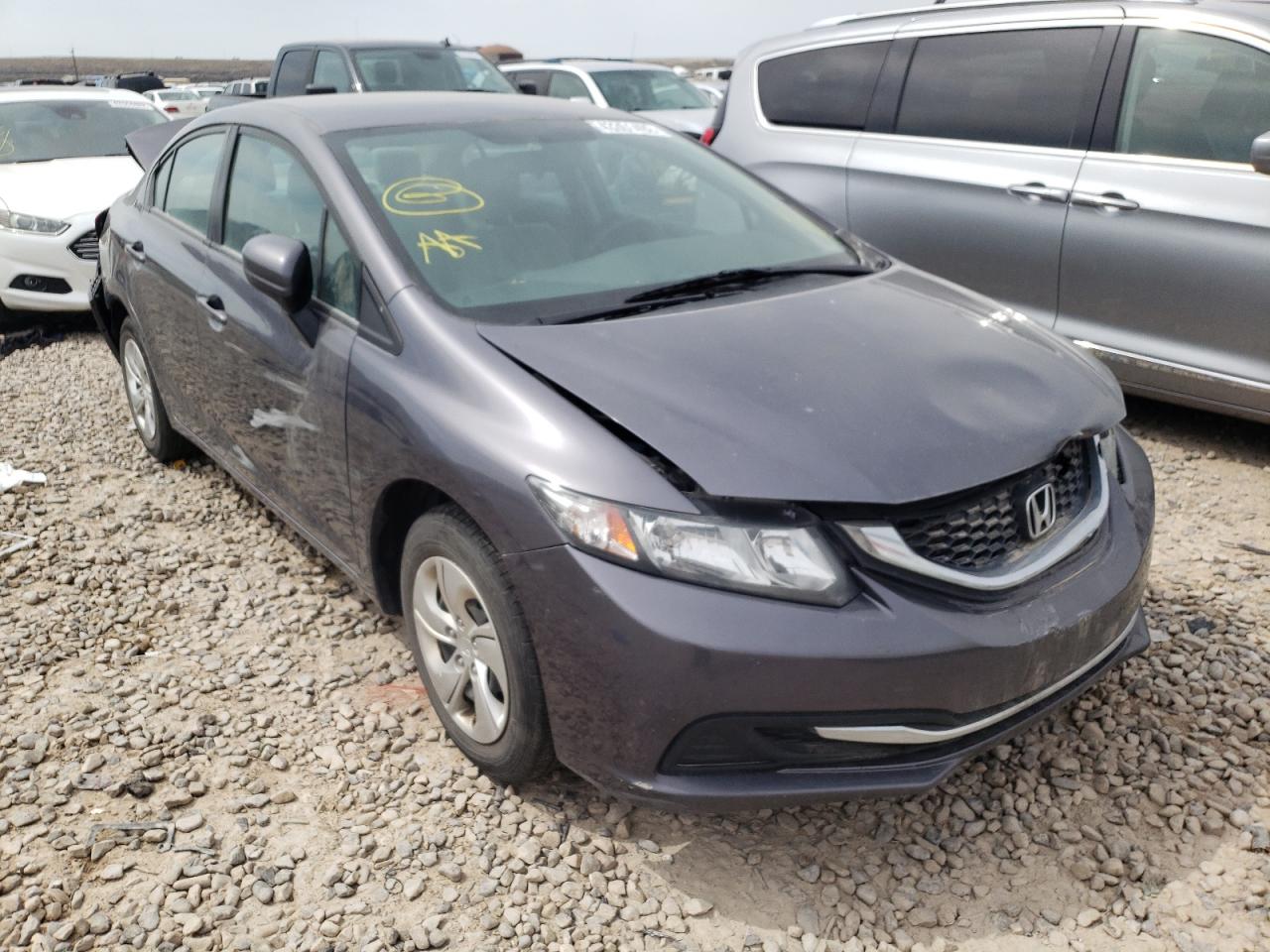 HONDA CIVIC LX 2014 with VIN 19XFB2F56EE044053 - Photo from auction