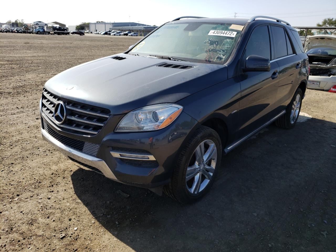 Photo 2 from auction – 2012 MERCEDES-BENZ ML 350 BLU with VIN 4JGDA2EB5CA022719