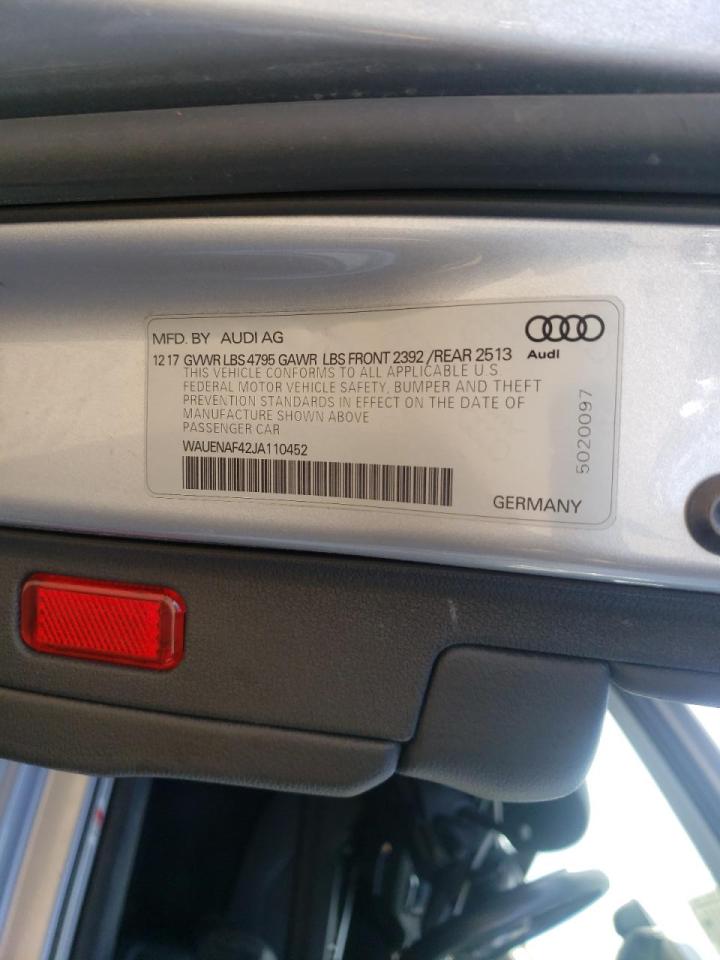 Zdjęcie 10 z aukcji – 2018 AUDI A4 PREMIUM z VIN WAUENAF42JA110452
