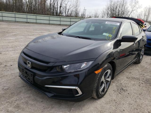 Photo 2 from auction – 2020 HONDA CIVIC LX with VIN 2HGFC2F65LH588388