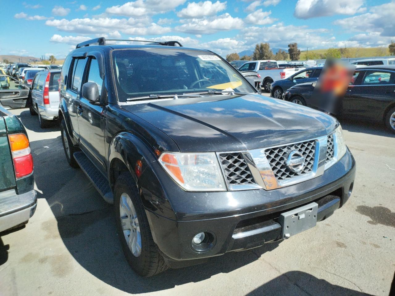 Photo 1 from auction – 2006 NISSAN PATHFINDER with VIN 5N1AR18U06C612287