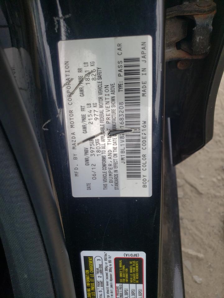 Photo 10 from auction – 2012 MAZDA 3 I with VIN JM1BL1V82C1683208