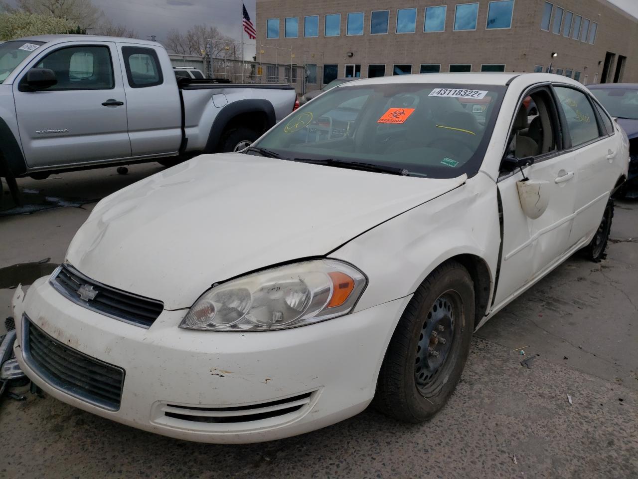 Photo 2 from auction – 2008 CHEVROLET IMPALA LS with VIN 2G1WB55K389237474