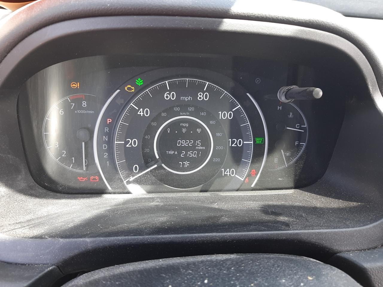 Photo 8 from auction – 2014 HONDA CR-V LX with VIN 5J6RM3H37EL013470
