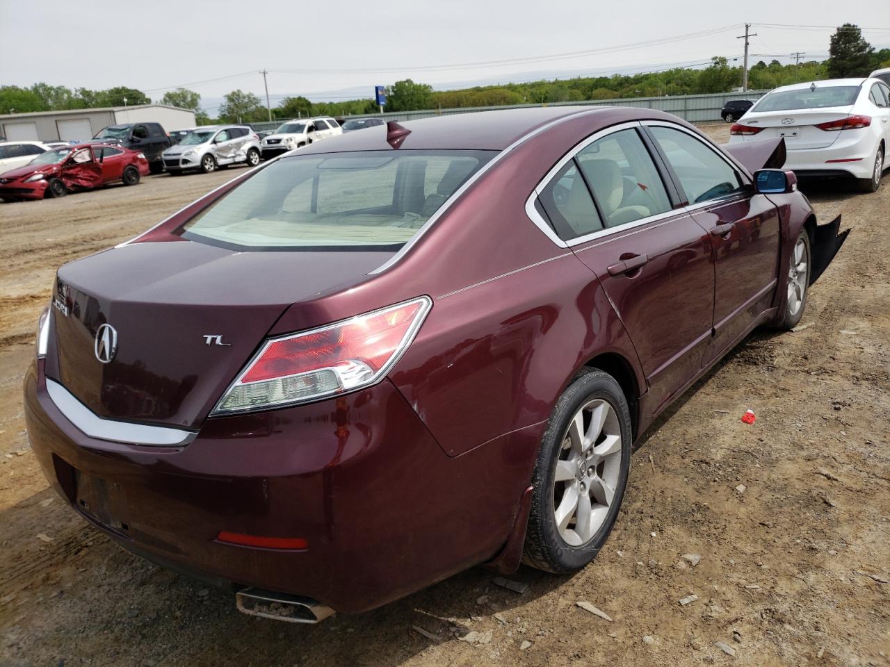 Photo 4 from auction – 2012 ACURA TL with VIN 19UUA8F27CA002589