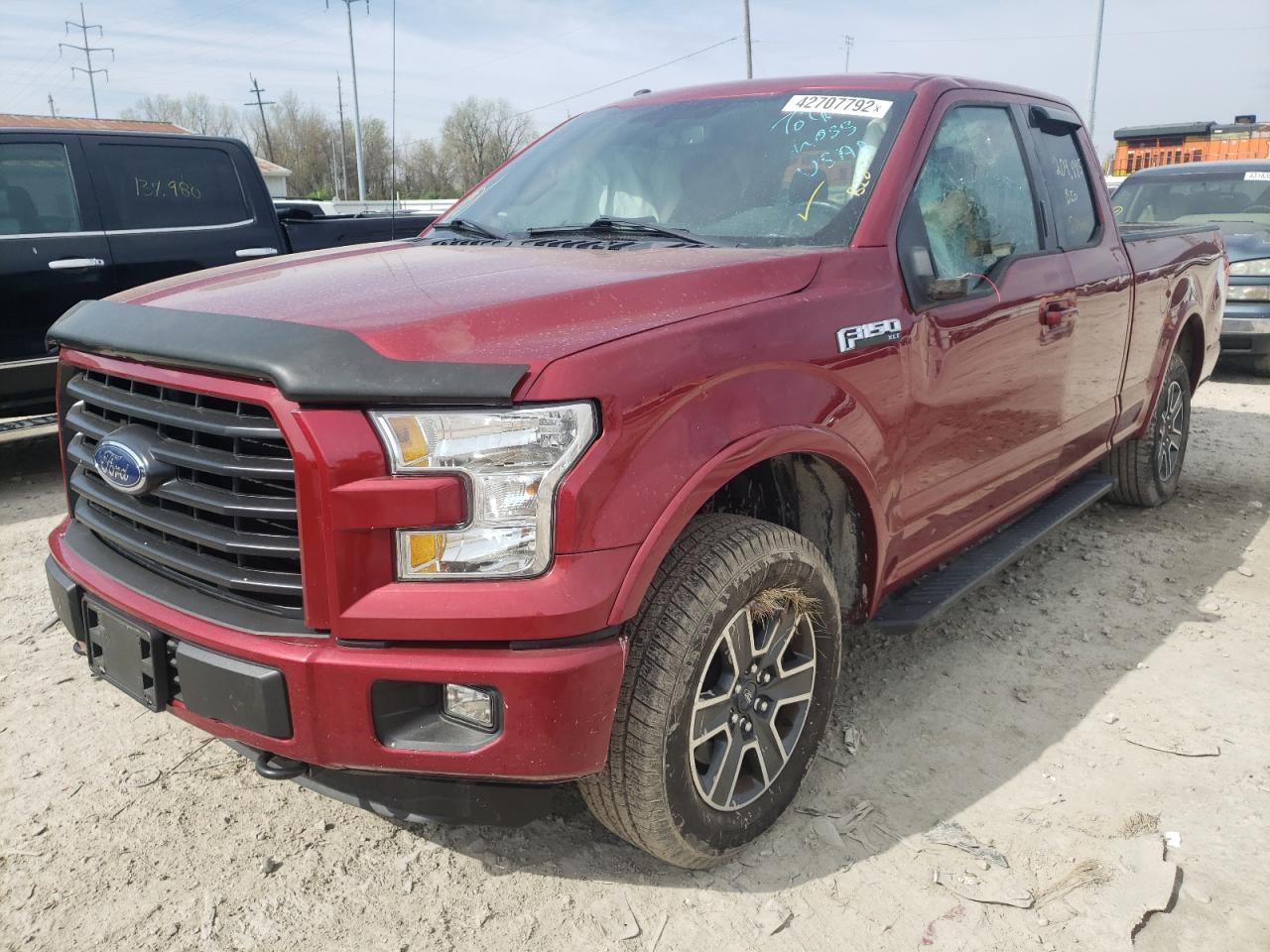 Photo 2 from auction – 2016 FORD F150 SUPER with VIN 1FTFX1EF9GFD15296