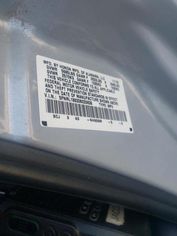 Photo 10 from auction – 2003 HONDA ODYSSEY EX with VIN 5FNRL18633B033836