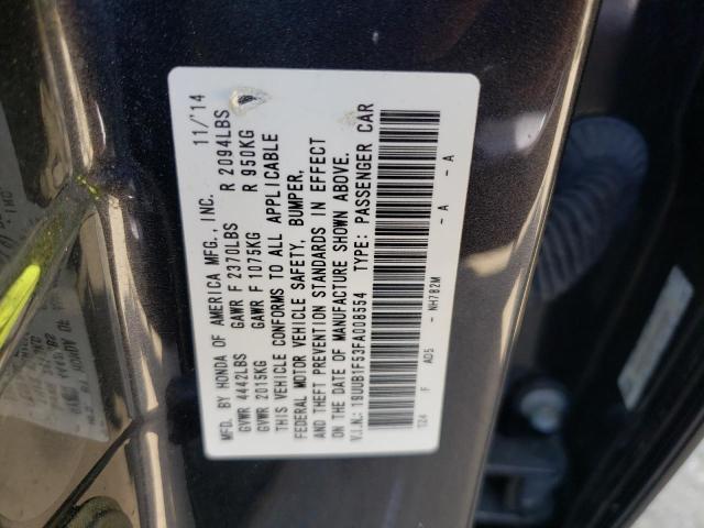 Photo 10 from auction – 2015 ACURA TLX TECH with VIN 19UUB1F53FA008554
