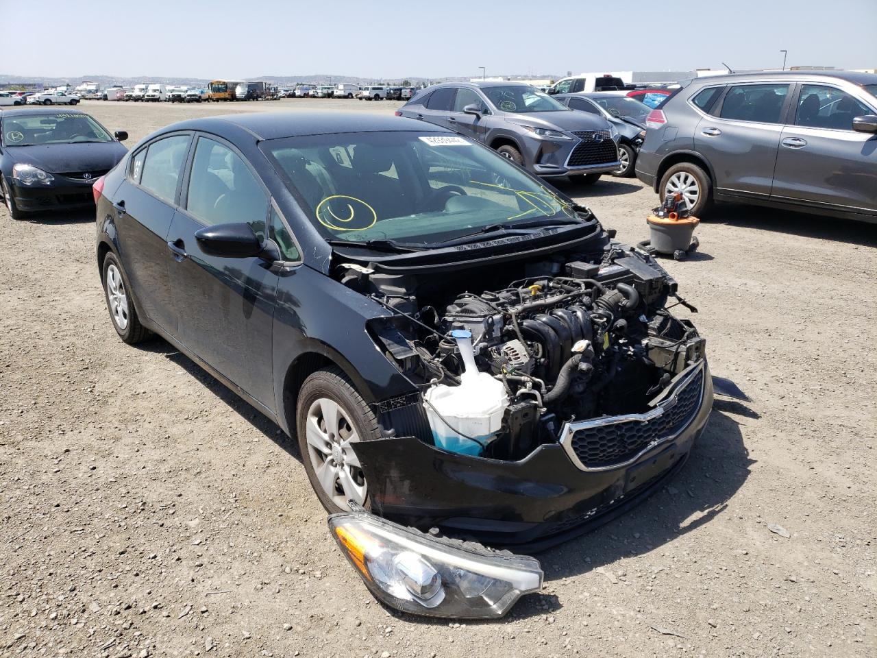 KIA FORTE LX 2016 with VIN KNAFK4A69G5550578 - Photo from auction