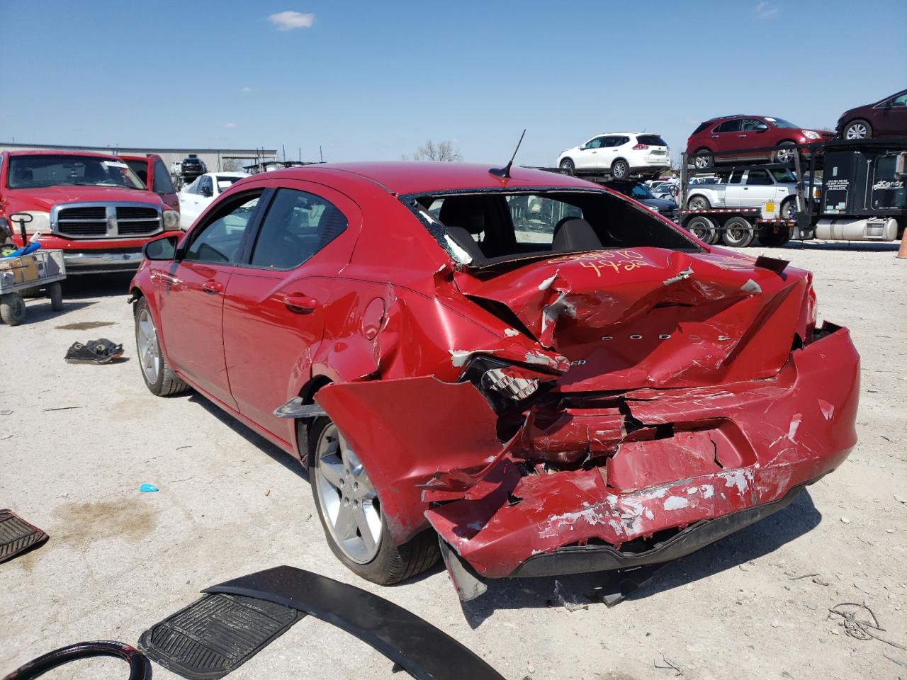 Photo 3 from auction – 2013 DODGE AVENGER SE with VIN 1C3CDZAB8DN565017