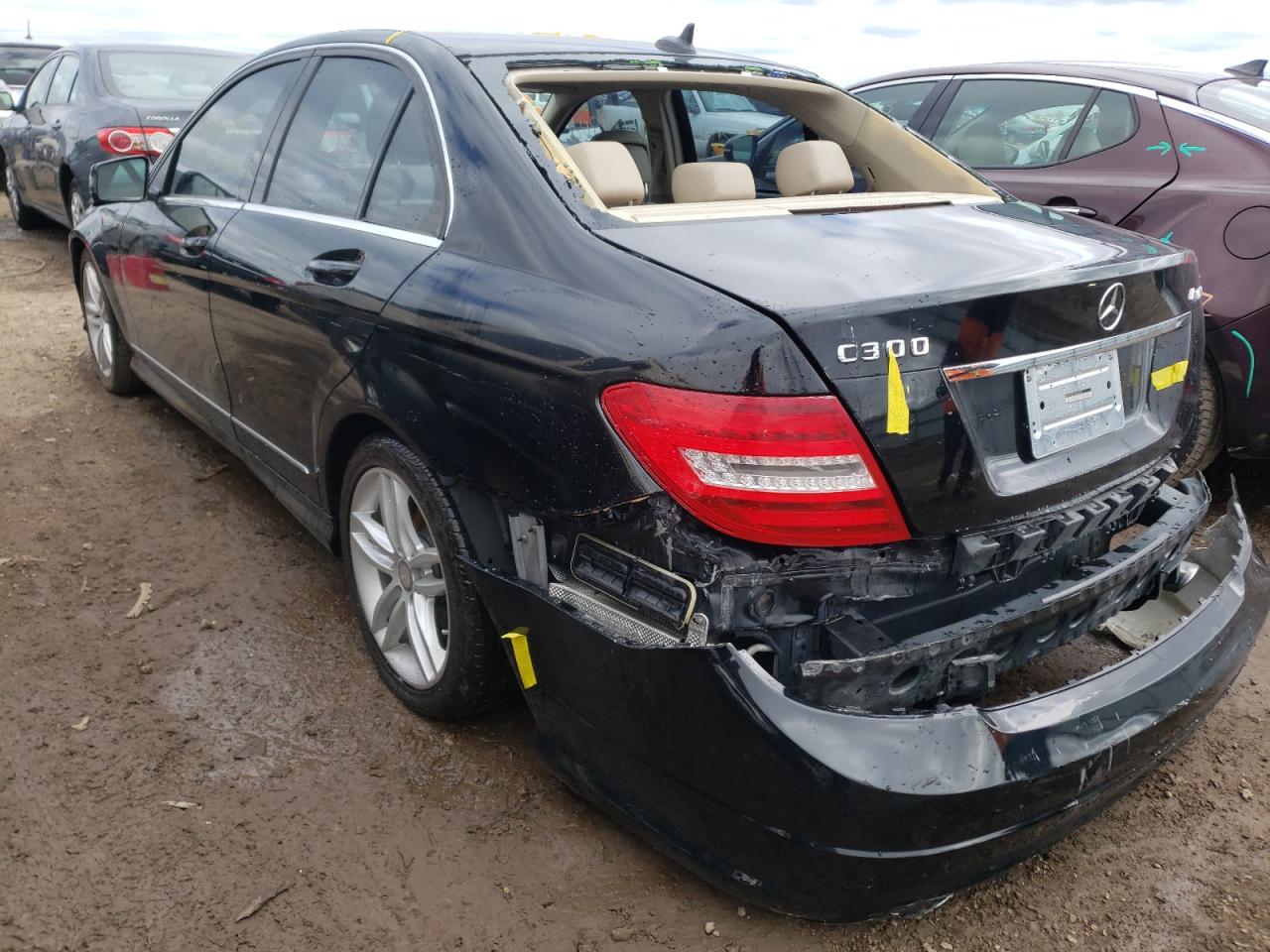 Photo 3 from auction – 2012 MERCEDES-BENZ C 300 4MAT with VIN WDDGF8BB6CA714357