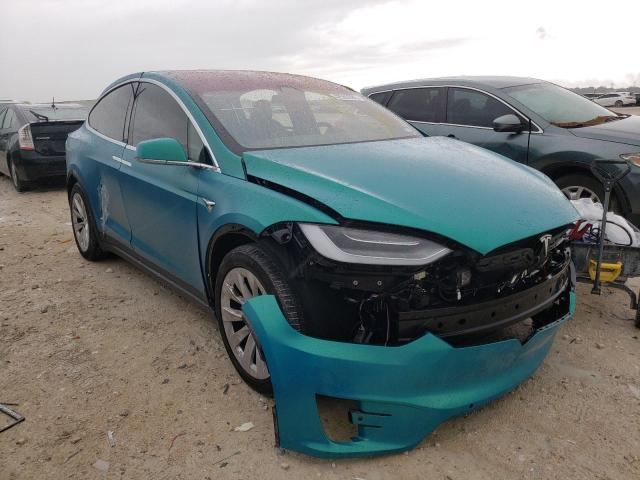 TESLA MODEL X 2020 with VIN 5YJXCBE20LF285719 - Photo from auction