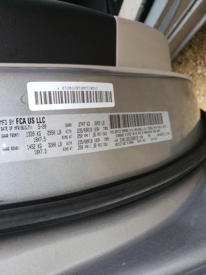 Photo 10 from auction – 2020 CHRYSLER PACIFICA L with VIN 2C4RC1GG5LR209218