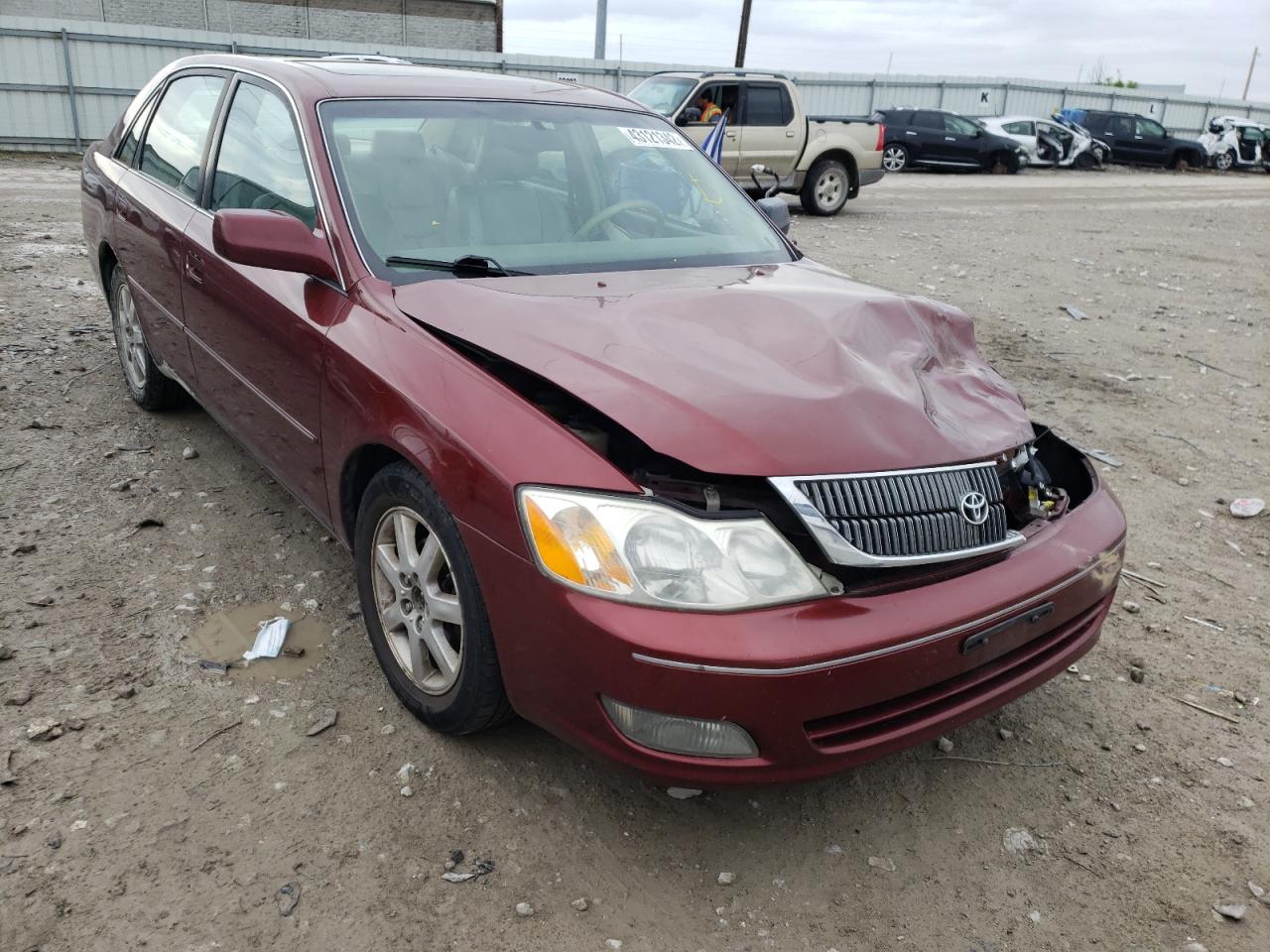 TOYOTA AVALON XL 2002 with VIN 4T1BF28B62U239150 - Photo from auction