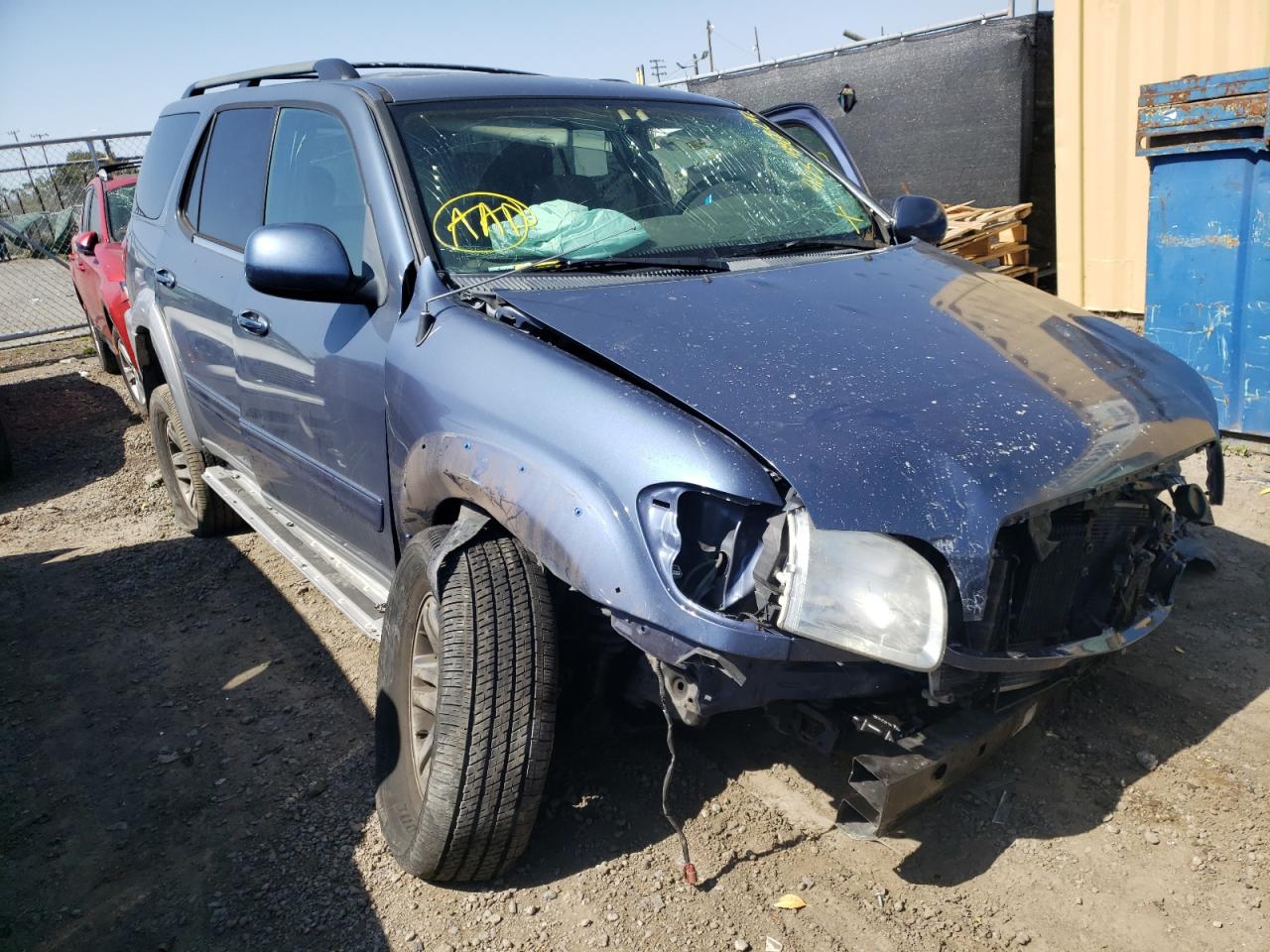TOYOTA SEQOUIA 2003 with VIN 5TDBT44A83S183966 - Photo from auction