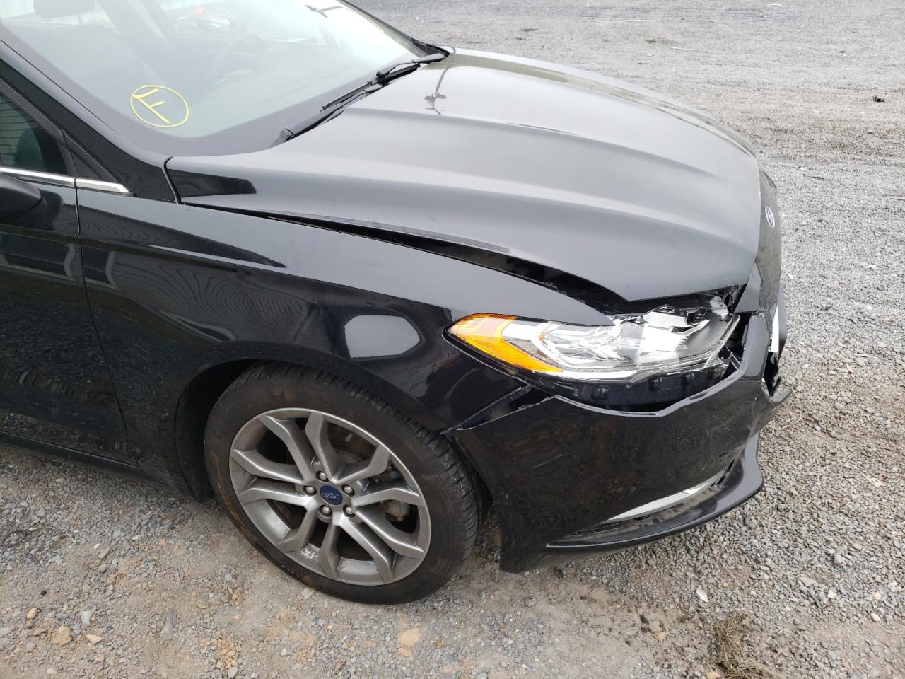 Photo 9 from auction – 2017 FORD FUSION SE with VIN 3FA6P0HD4HR401291
