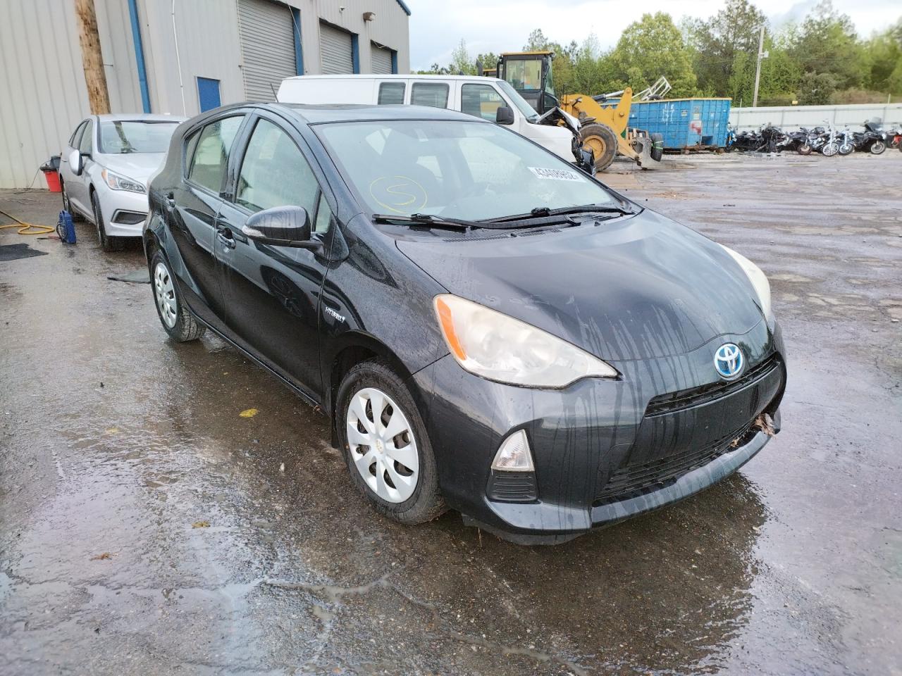 TOYOTA PRIUS C 2012 with VIN JTDKDTB31C1014283 - Photo from auction