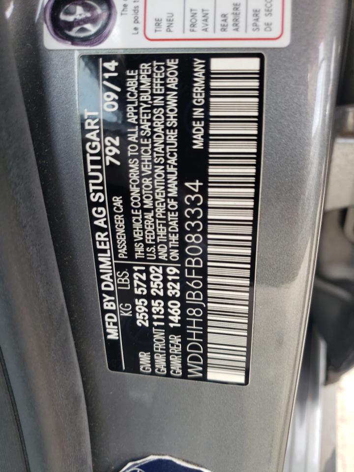 Photo 10 from auction – 2015 MERCEDES-BENZ E 350 4MAT with VIN WDDHH8JB6FB083334