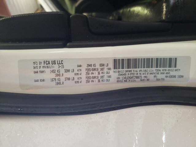 Photo 10 from auction – 2015 JEEP GRAND CHER with VIN 1C4RJEAG4FC788673