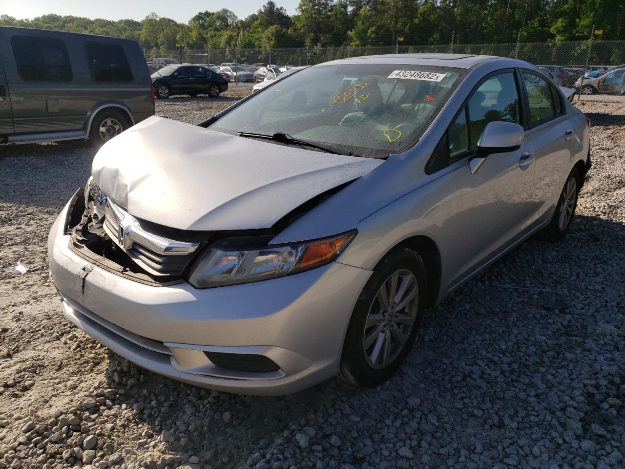 Photo 2 from auction – 2012 HONDA CIVIC EX with VIN 2HGFB2F84CH531331
