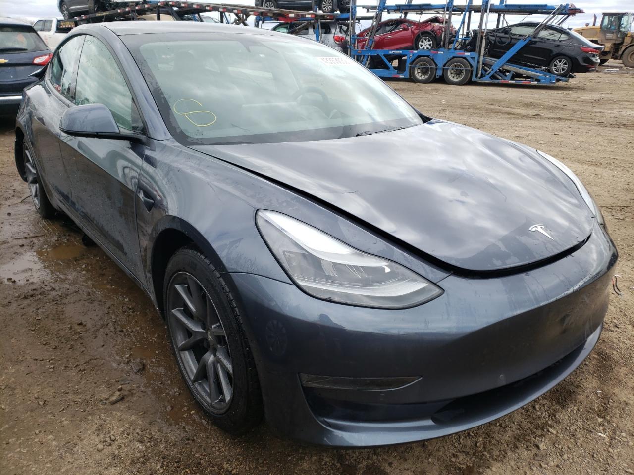TESLA MODEL 3 2021 with VIN 5YJ3E1EA9MF906113 - Photo from auction