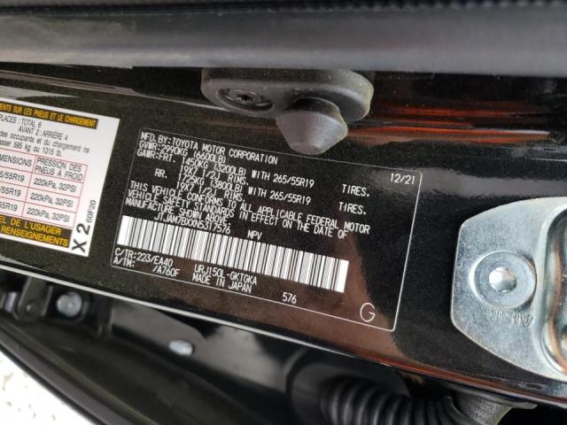 Photo 10 from auction – 2022 LEXUS GX 460 with VIN JTJAM7BXXN5317576