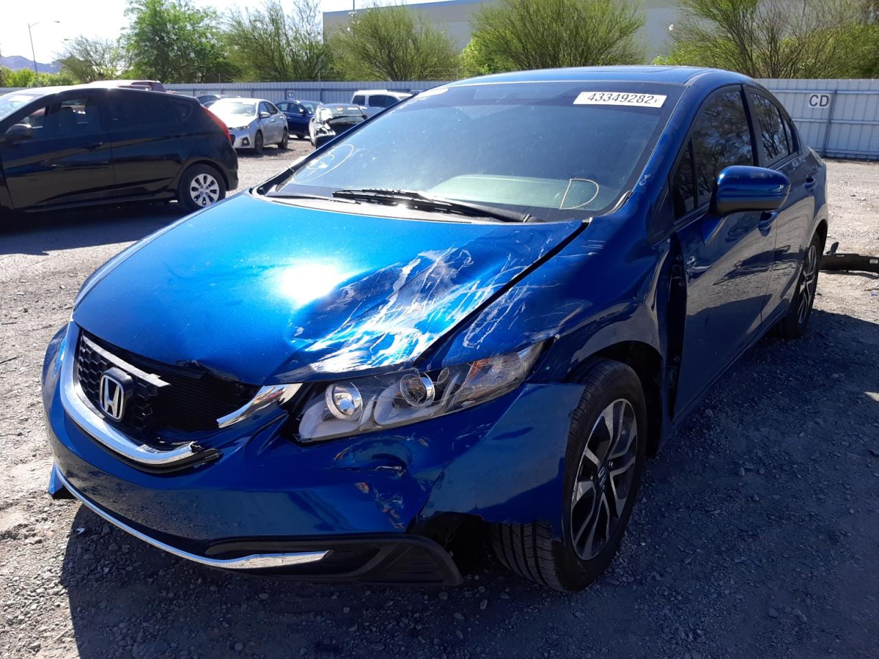 Photo 2 from auction – 2015 HONDA CIVIC EX with VIN 2HGFB2F87FH531277