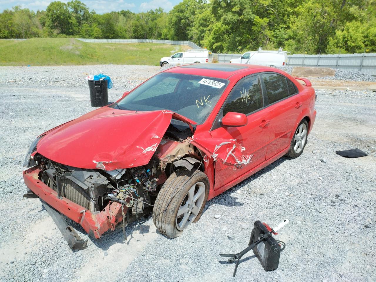 Photo 2 from auction – 2006 MAZDA 6 I with VIN 1YVHP84C365M63418