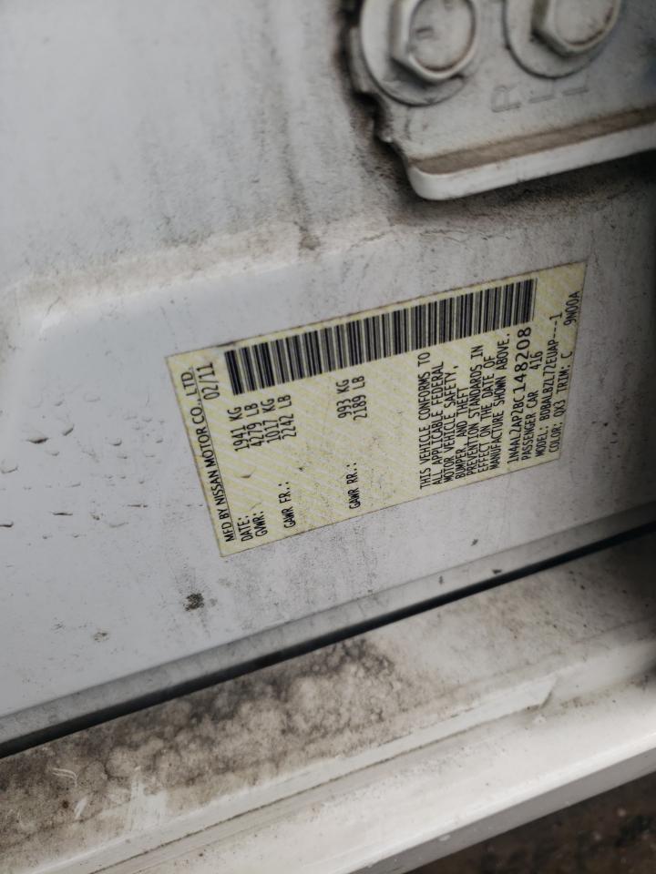 Photo 10 from auction – 2011 NISSAN ALTIMA BAS with VIN 1N4AL2AP2BC148208