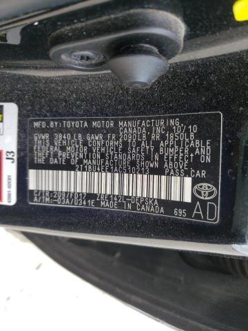 Фото 10 с аукциона – 2010 TOYOTA COROLLA с VIN 2T1BU4EE1AC510213