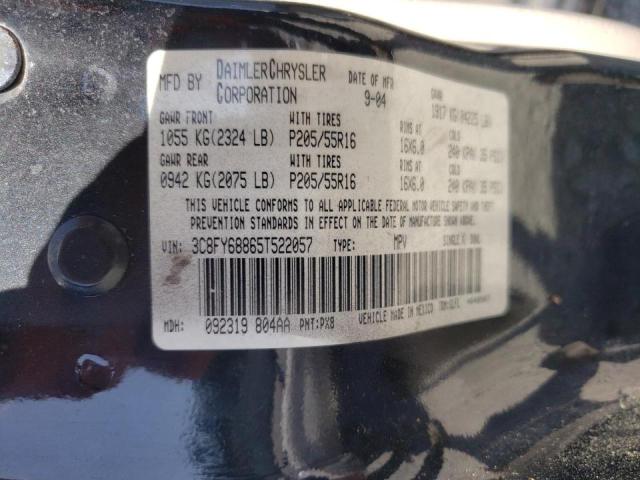 Photo 10 from auction – 2005 CHRYSLER PT CRUISER with VIN 3C8FY68865T522057