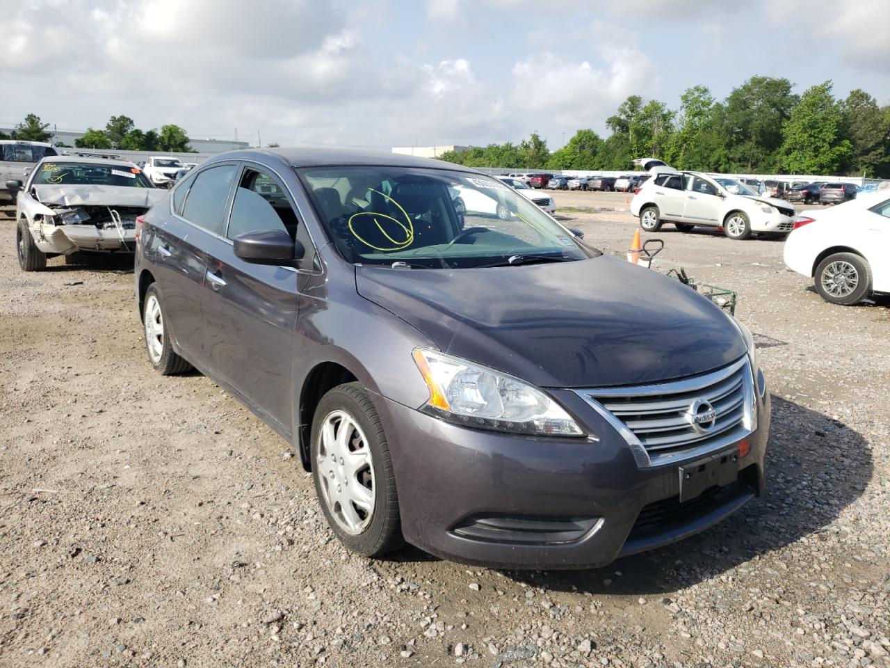 NISSAN SENTRA S 2015 with VIN 3N1AB7AP2FL686799 - Photo from auction