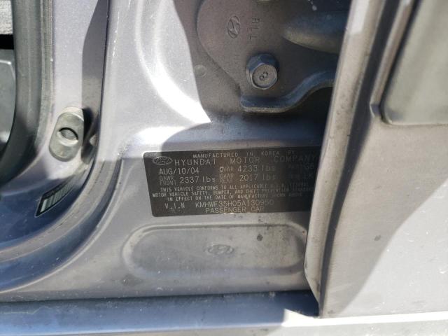 Photo 10 from auction – 2005 HYUNDAI SONATA GLS with VIN KMHWF35H05A130950