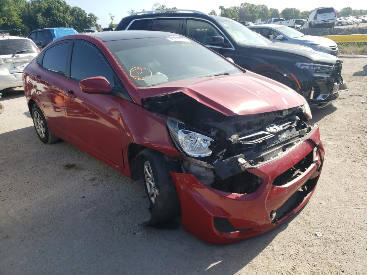 Photo 1 from auction – 2012 HYUNDAI ACCENT GLS with VIN KMHCT4AE2CU154420